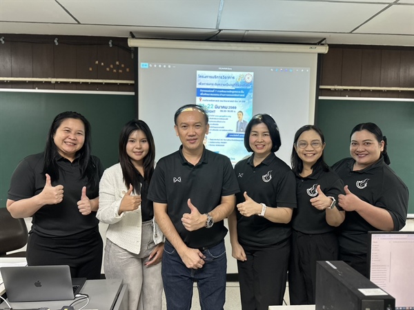 ภาพบรรยากาศ โครงการบริการวิชาการ กิจกรรมย่อยที่ 7 การพัฒนาหลักสูตรระยะสั้นเพื่อพัฒนาสมรรถนะด้านการสอนคณิตศาสตร์ ในวันที่ 21-22 มีนาคม 2569